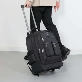 Ultimate Travel Companion: Versatile Multi-Layered Travel Backpack with Wheels