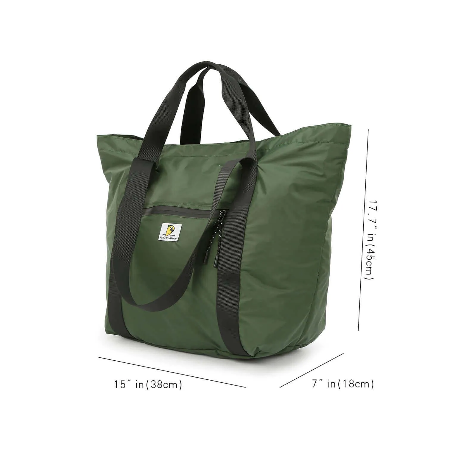 Unisex Foldable Waterproof Nylon Tote Bag