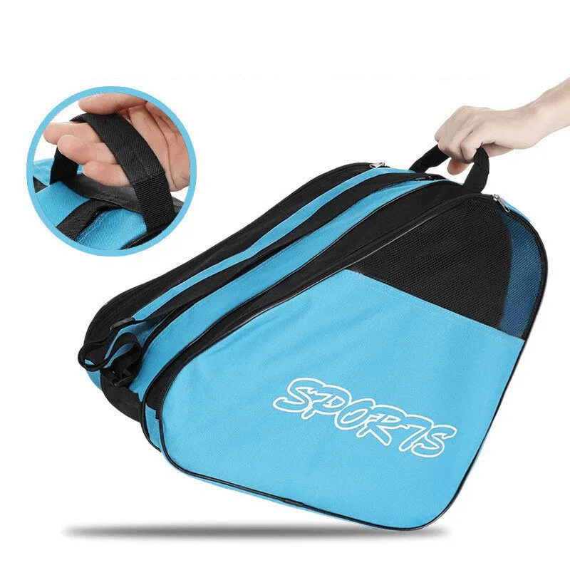 Unisex Portable Mesh Bag for Roller Skates with Additional Compartments - SF1486