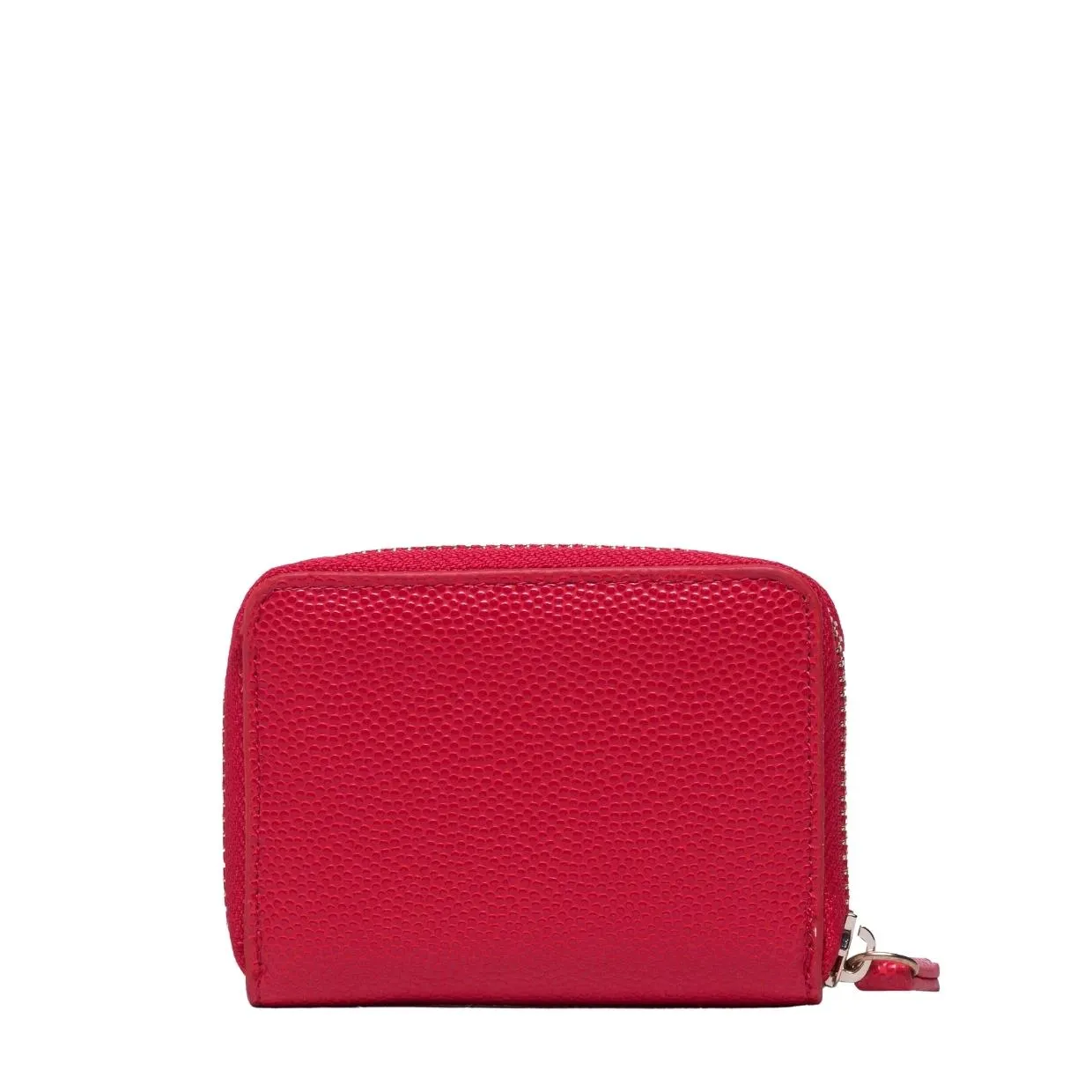 Valentino Bags Divina Red Small Zip Round Purse