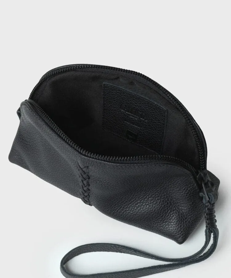 Vanity Case Grained Leather Black