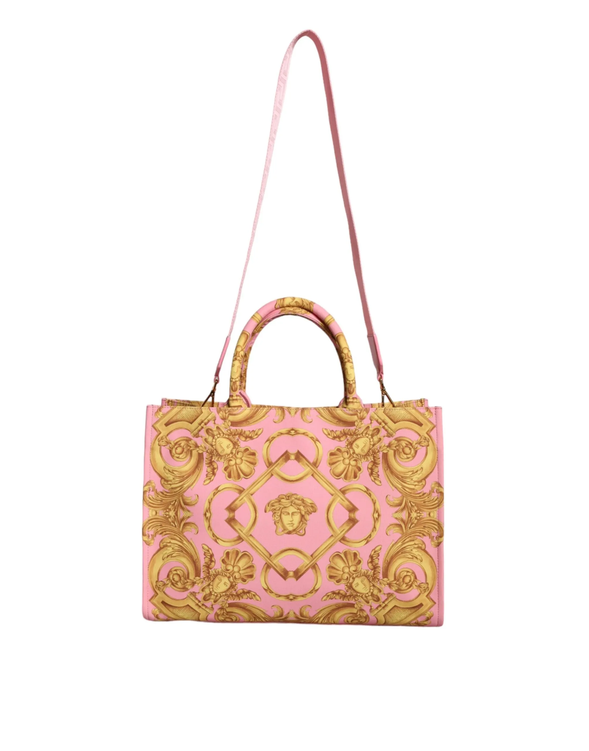 Versace Pink & Gold Paris Bag