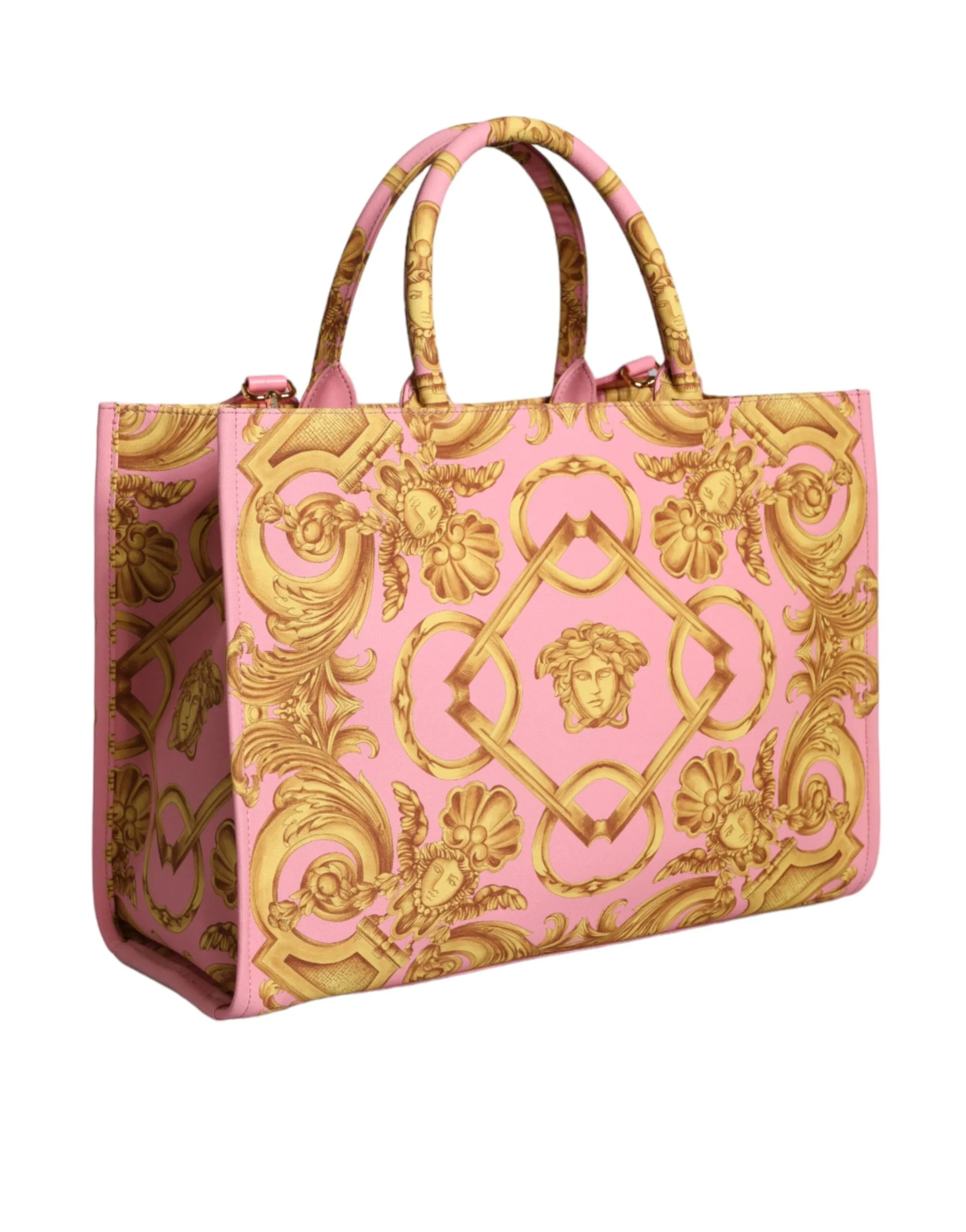 Versace Pink & Gold Paris Bag