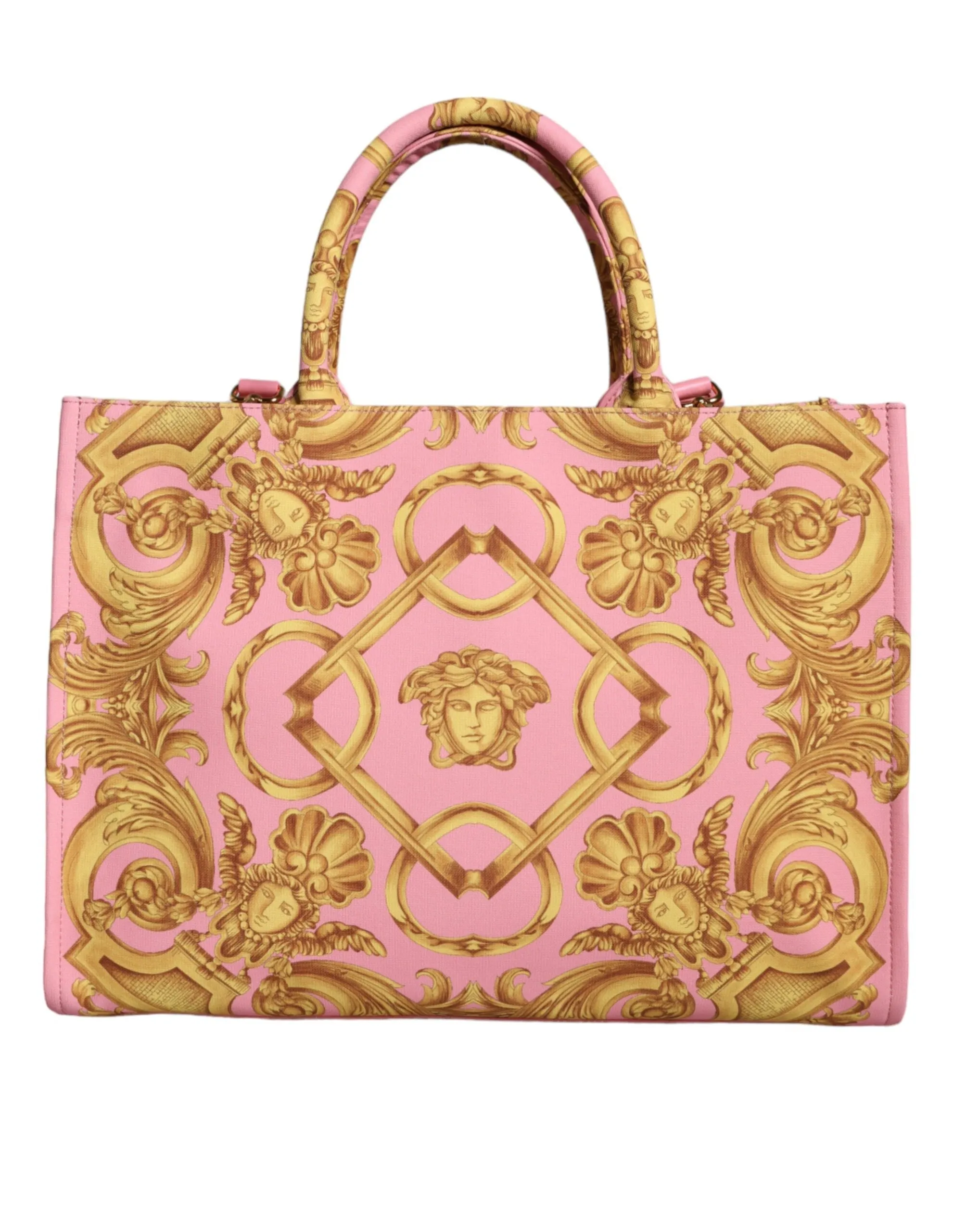 Versace Pink & Gold Paris Bag