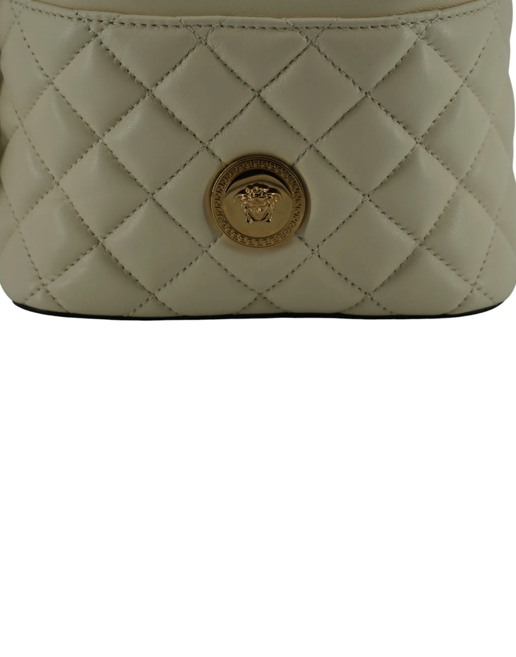 Versace Sahara Beige Small Bucket Shoulder Bag