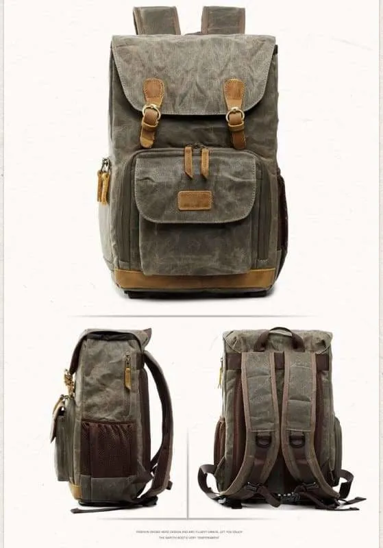 Vintage Photography Waterproof Backpacks For Work