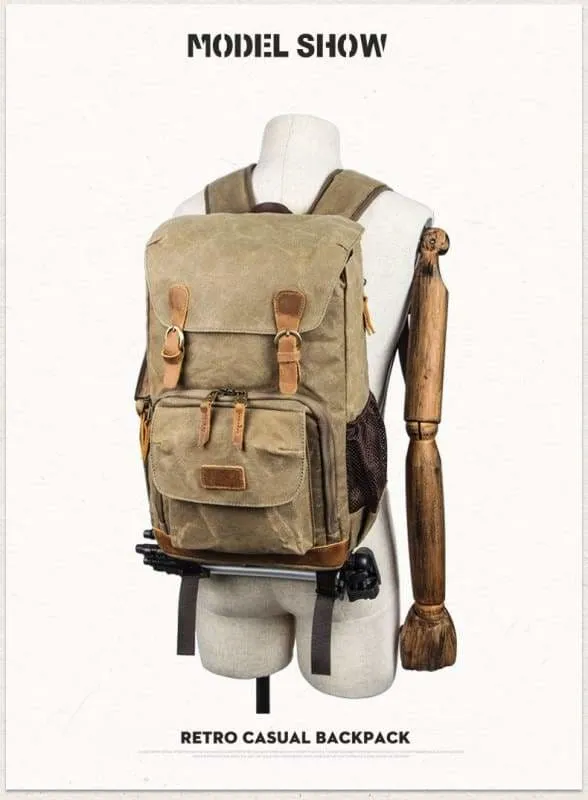 Vintage Photography Waterproof Backpacks For Work