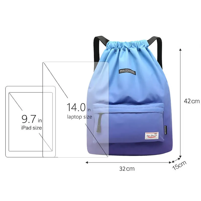 Waterproof Gym Softback Backpack / Fitness Drawstring Bag - SF0774