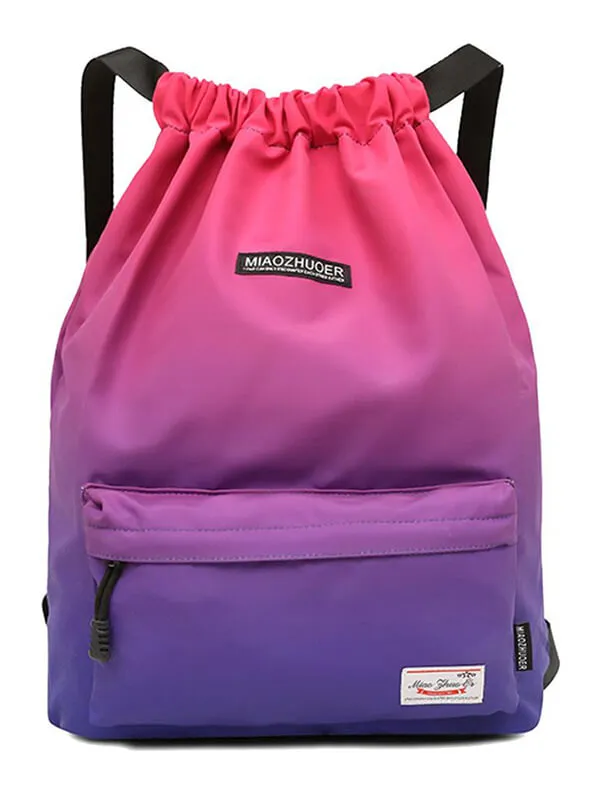 Waterproof Gym Softback Backpack / Fitness Drawstring Bag - SF0774