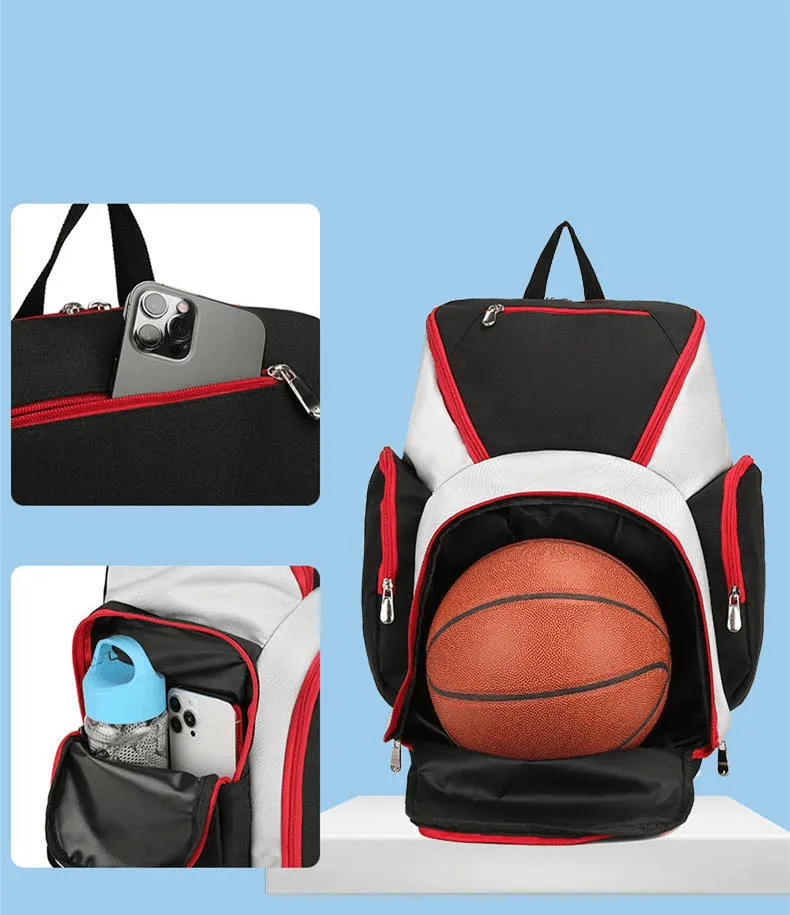 Waterproof Lightweight Large Capacity Football Backpack - SF0870