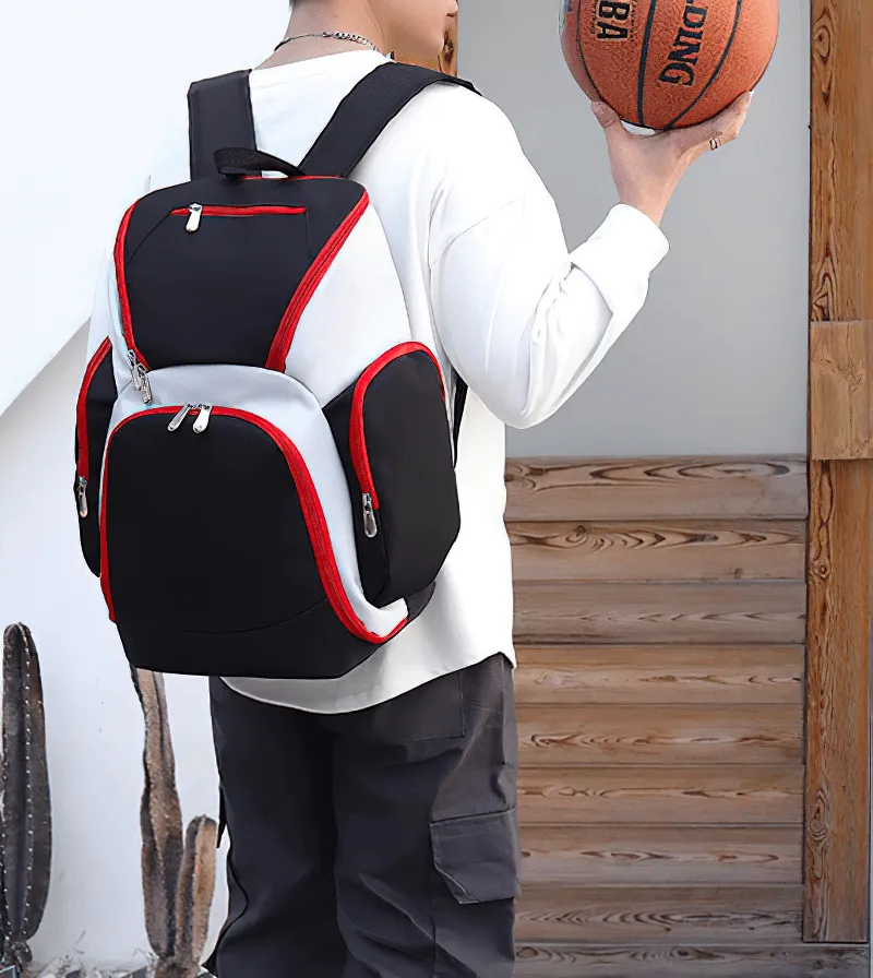 Waterproof Lightweight Large Capacity Football Backpack - SF0870