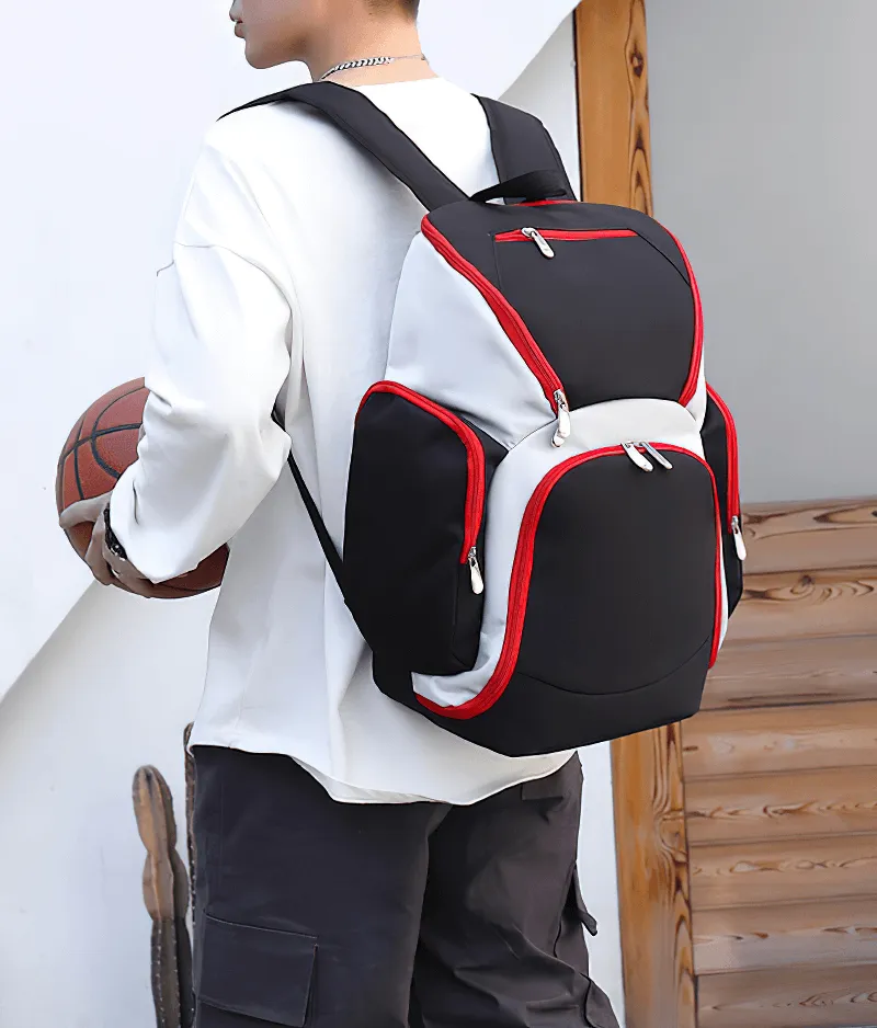 Waterproof Lightweight Large Capacity Football Backpack - SF0870