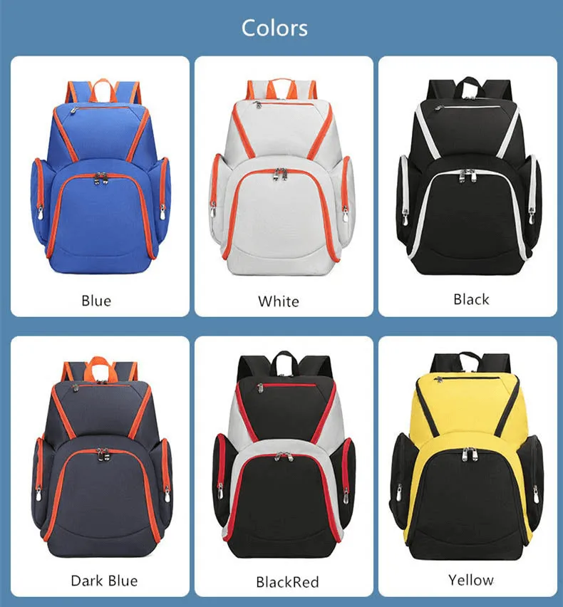 Waterproof Lightweight Large Capacity Football Backpack - SF0870