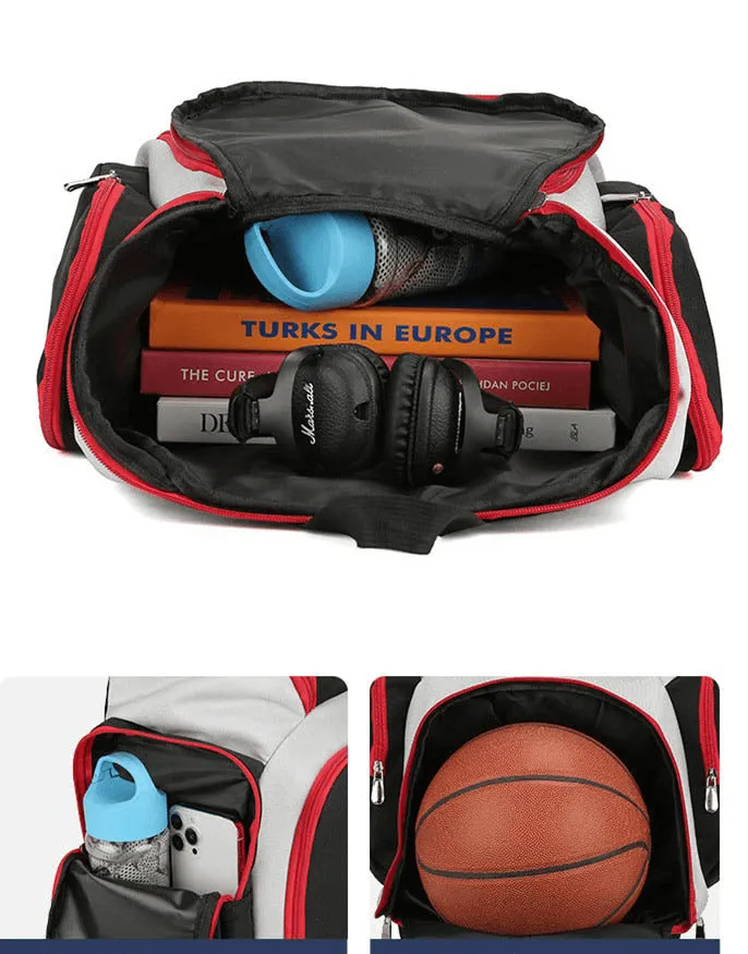 Waterproof Lightweight Large Capacity Football Backpack - SF0870