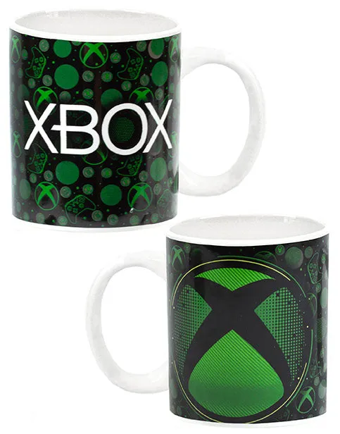 XBOX Ceramic Mug, Coaster & Keyring Gamer Gift Set