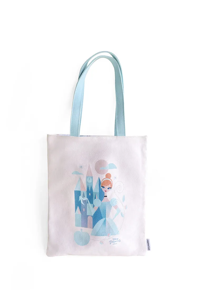 Zippies Lab Disney Princess Geo Reverso Tote Bag: Cinderella